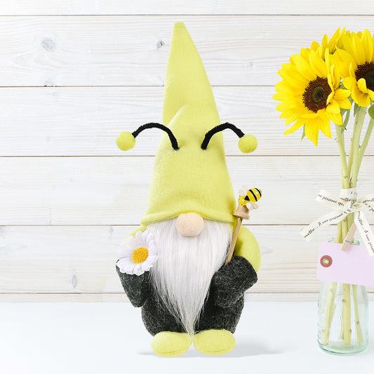 Sunflower Daisy Gnome