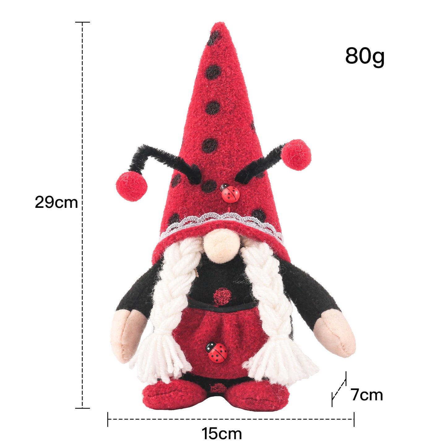 Cute Ladybug Gnome