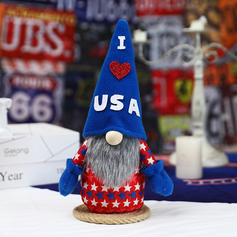 I Love USA Gnome