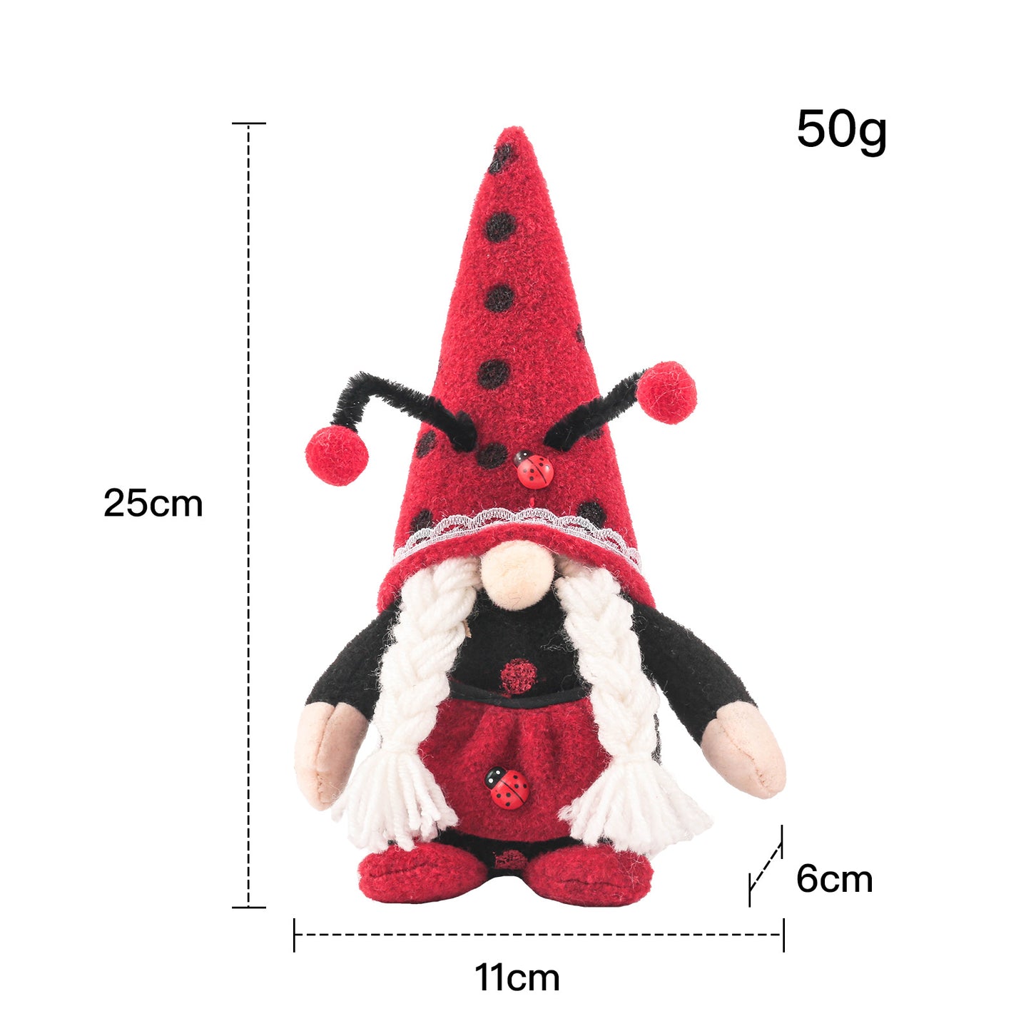 Cute Ladybug Gnome