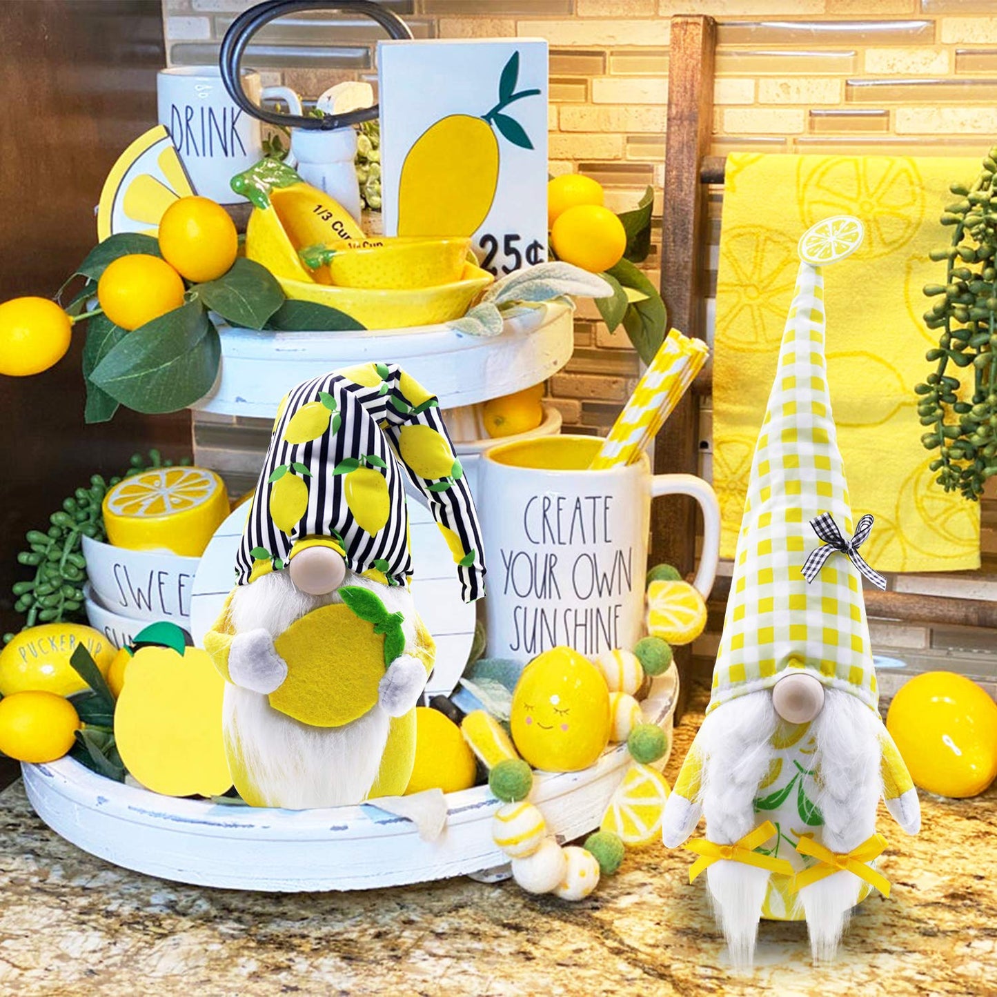 Lemon Gnomes Set of 2