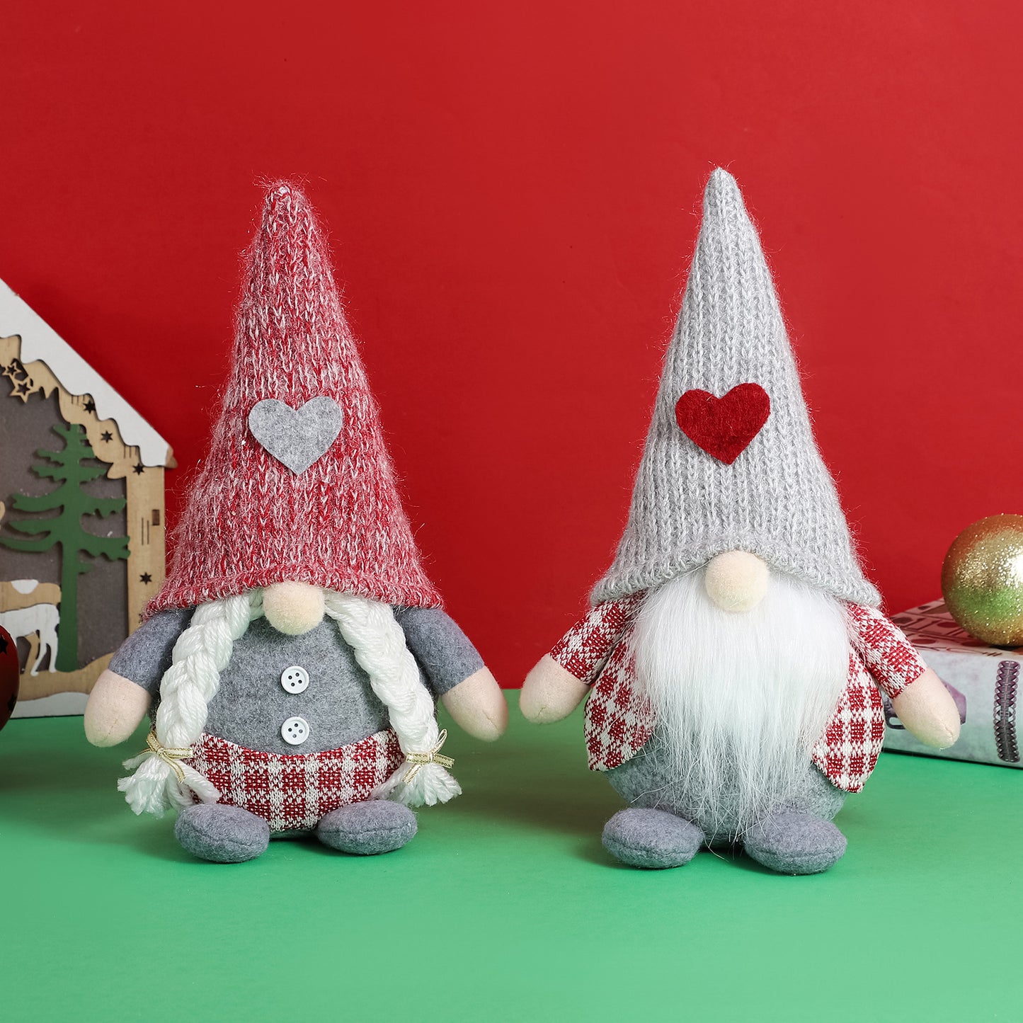 Knitted Love Gnome
