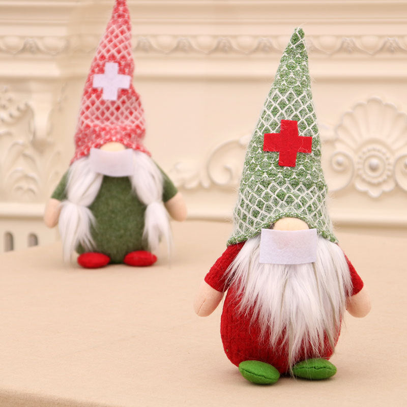 Christmas Doctor & Nurse Gnome