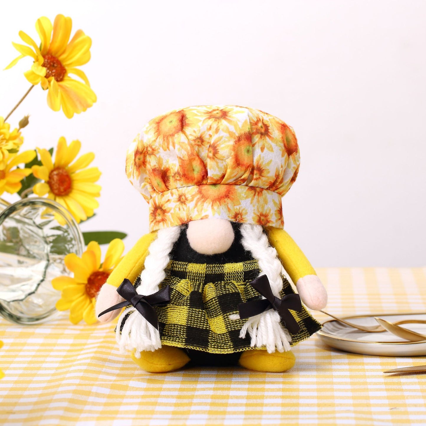Sunflower Chef Gnome