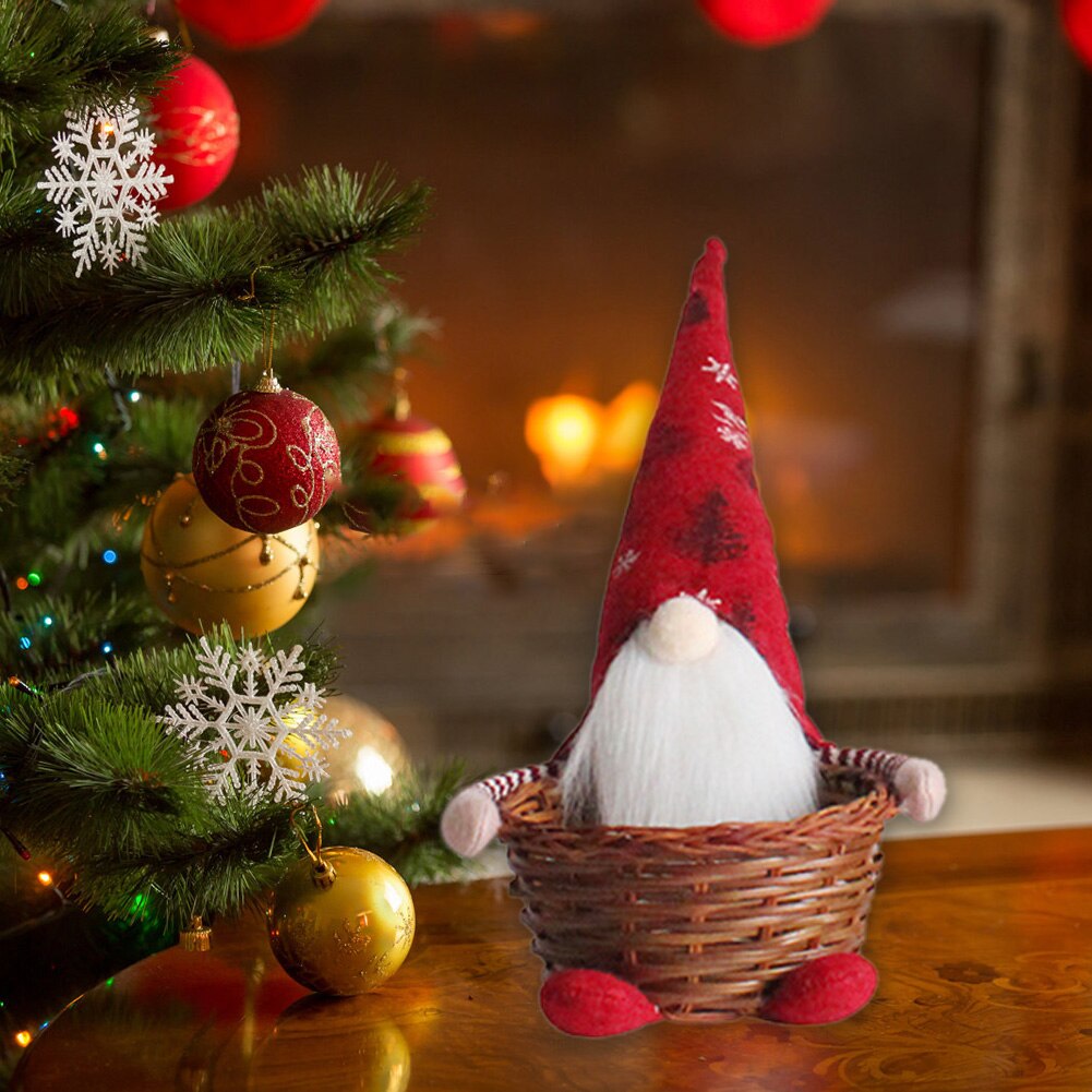 Christmas Gnome with Candy Basket
