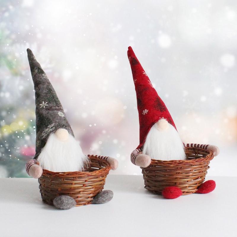 Christmas Gnome with Candy Basket